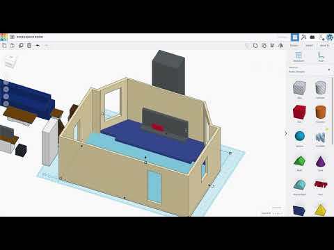 Tinkercad - Room Redesign (Part 2)