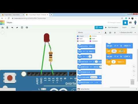 Tinkercad Circuits: Blink