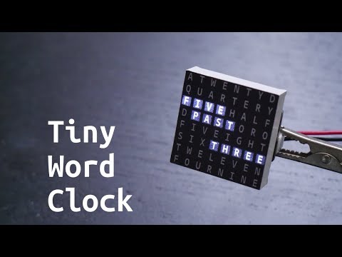 Tiny Word Clock