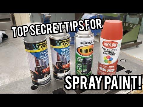 Top Secret Tips for Spray Paint! Easy hacks to make your paint jobs look good.