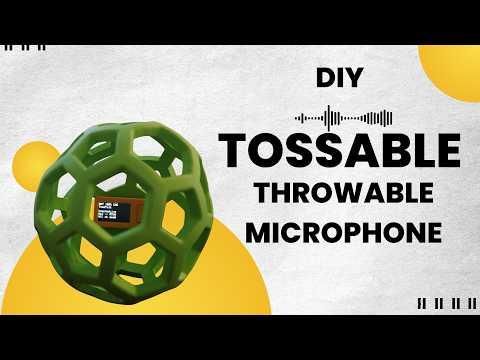 TossTalk DIY Throwable, Rollable Wireless Microphone