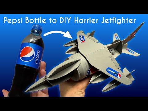 Transform a Pepsi Bottle into a Harrier Jet Fighter DIY