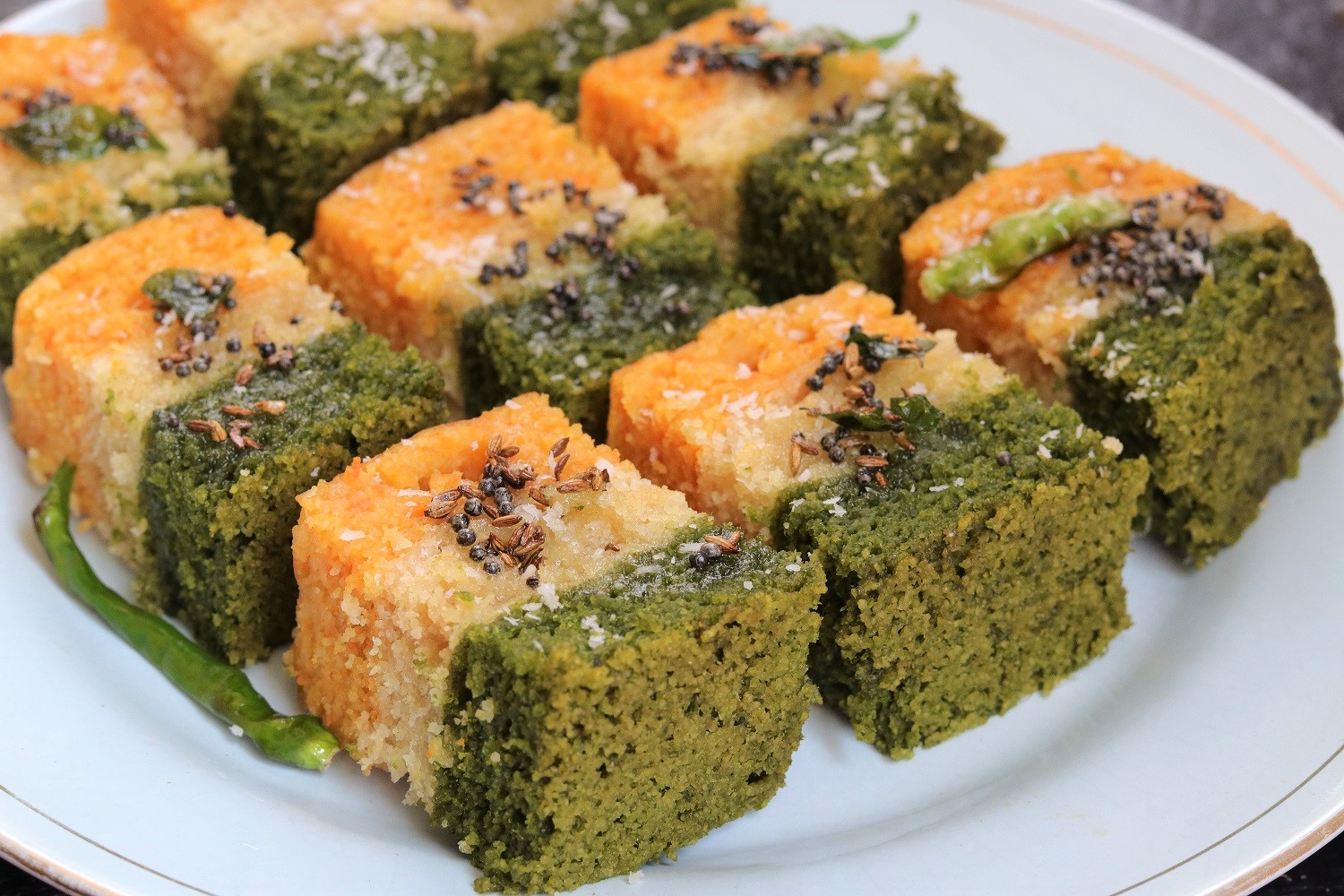 Tricolour Rava Dhokla.jpg