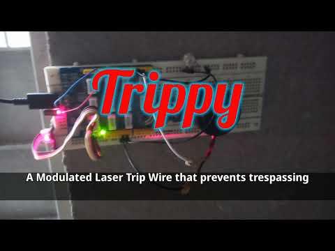 Trippy | A modulated Laser Trip Wire that prevents trespassing