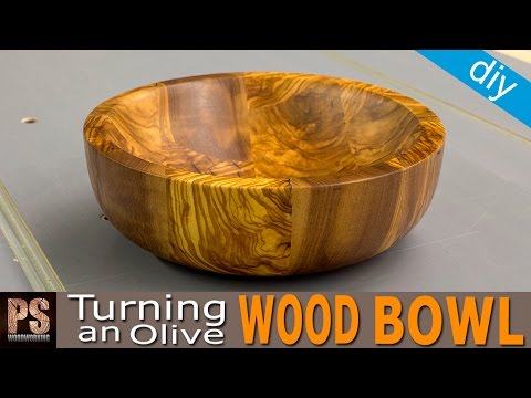 Turning an Olive Wood Bowl