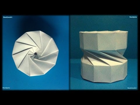 Tutorial 9 Collapsible Paper Column Helix Decagon