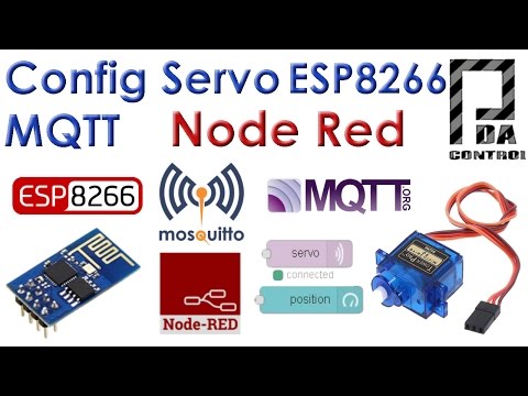 Tutorial ESP8266 Control Servo  MQTT Node-Red  IoT #4 : PDAControl