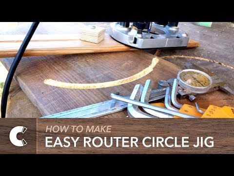 Tutorial on making a Router Circle Jig