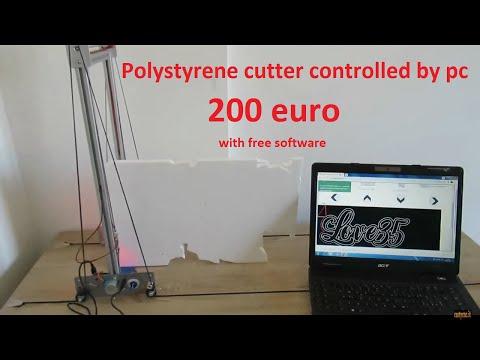 Tutorial principianti (begginers) Gcode costycnc mini love veloce glitter foam cutter foamsign