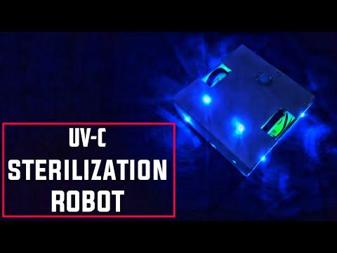 UV-C sterilization Robot | DIY | automatic and manual mode