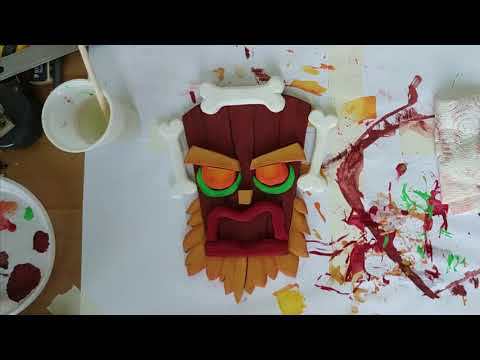 Uka uka mask - timelapse