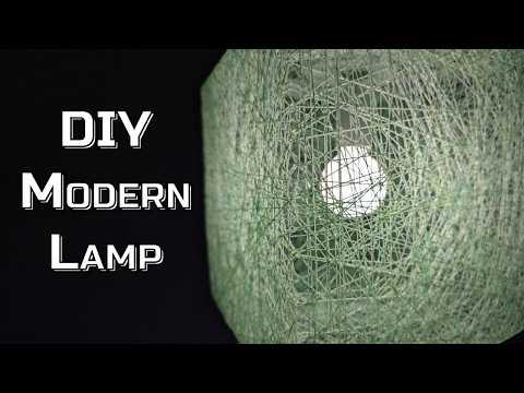 Unbelievable DIY Modern String Pendant Lamp!