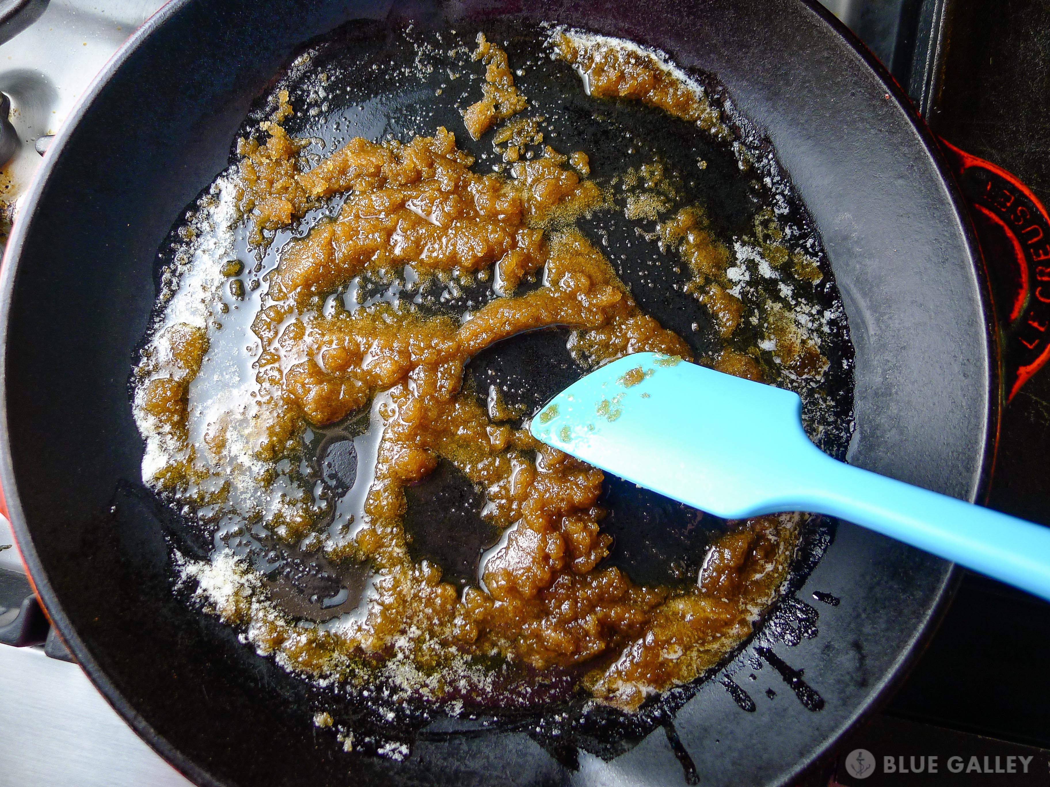 Upside Down Skillet Pear Cake-5.jpg