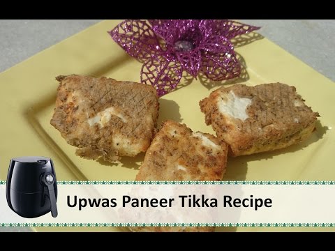 Upwaas Paneer Tikka Recipe | paneer tikka in airfryer | Philips Airfryer recipes by Healthy Kadai