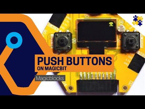 Use Push Buttons on your Magicbit [Magicblocks]