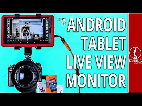 Use an Android Tablet as a Video Live View Monitor (Tethered USB)