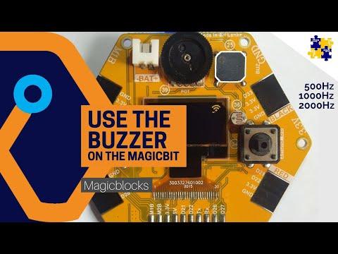 Use the Buzzer on the Magicbit [Magicblocks]