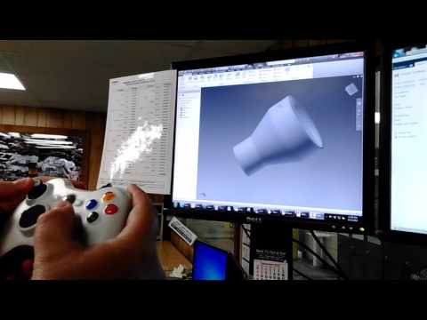 Using Xbox controller with Autodesk Inventor