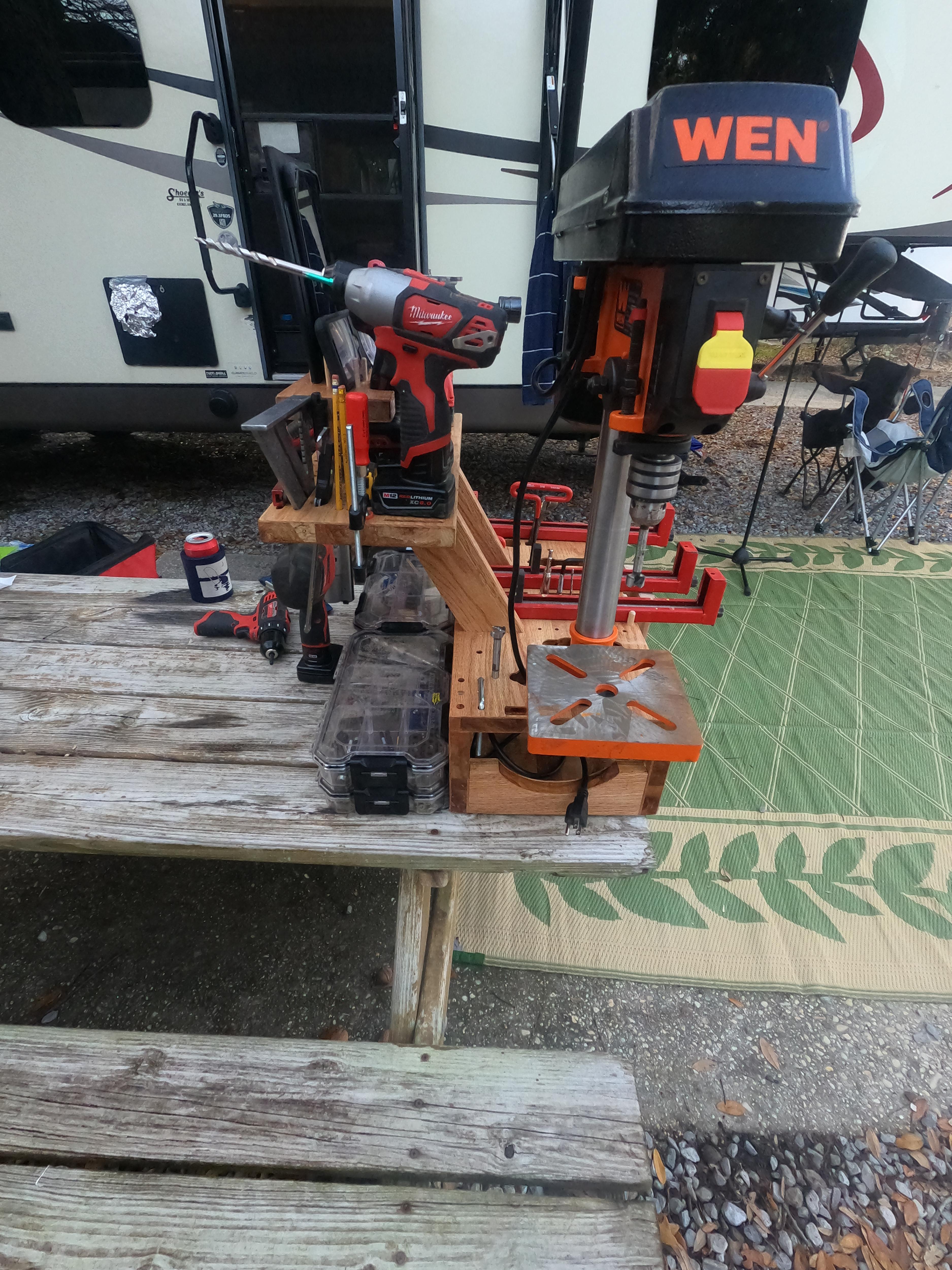 Using a MikroBench - Wen Drill Press Installed.JPG