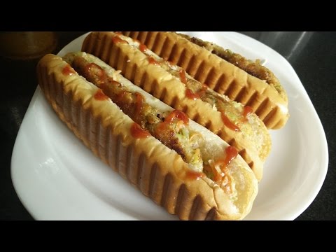 Vegetable Hot Dog | Breakfast Recipe by Healthy Kadai