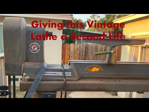 Vintage Wood Lathe Fix and Variable Speed Upgrade