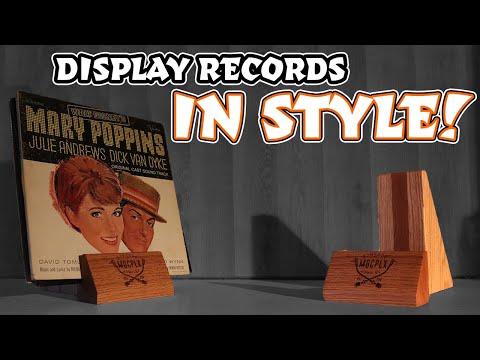 Vinyl Record Display Stand | DIY Woodworking