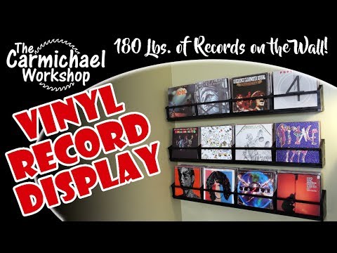 Vinyl Record Storage and Wall Display Racks