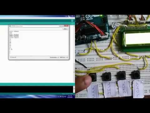 Voting machine using Arduino