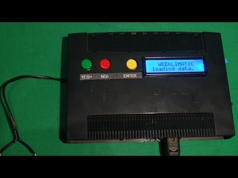 WEEKLIMATIC - Arduino programmable thermostat