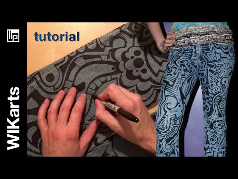 WIKarts Tutorial: How to Decorate Denim Jeans (or Jackets, Dresses, etc...)