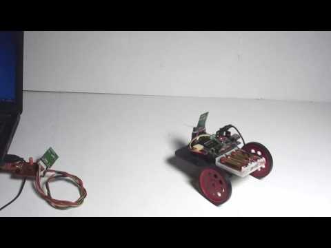 WIR-1186 &amp;amp; Bluetooth based wireless robot controlled through PC