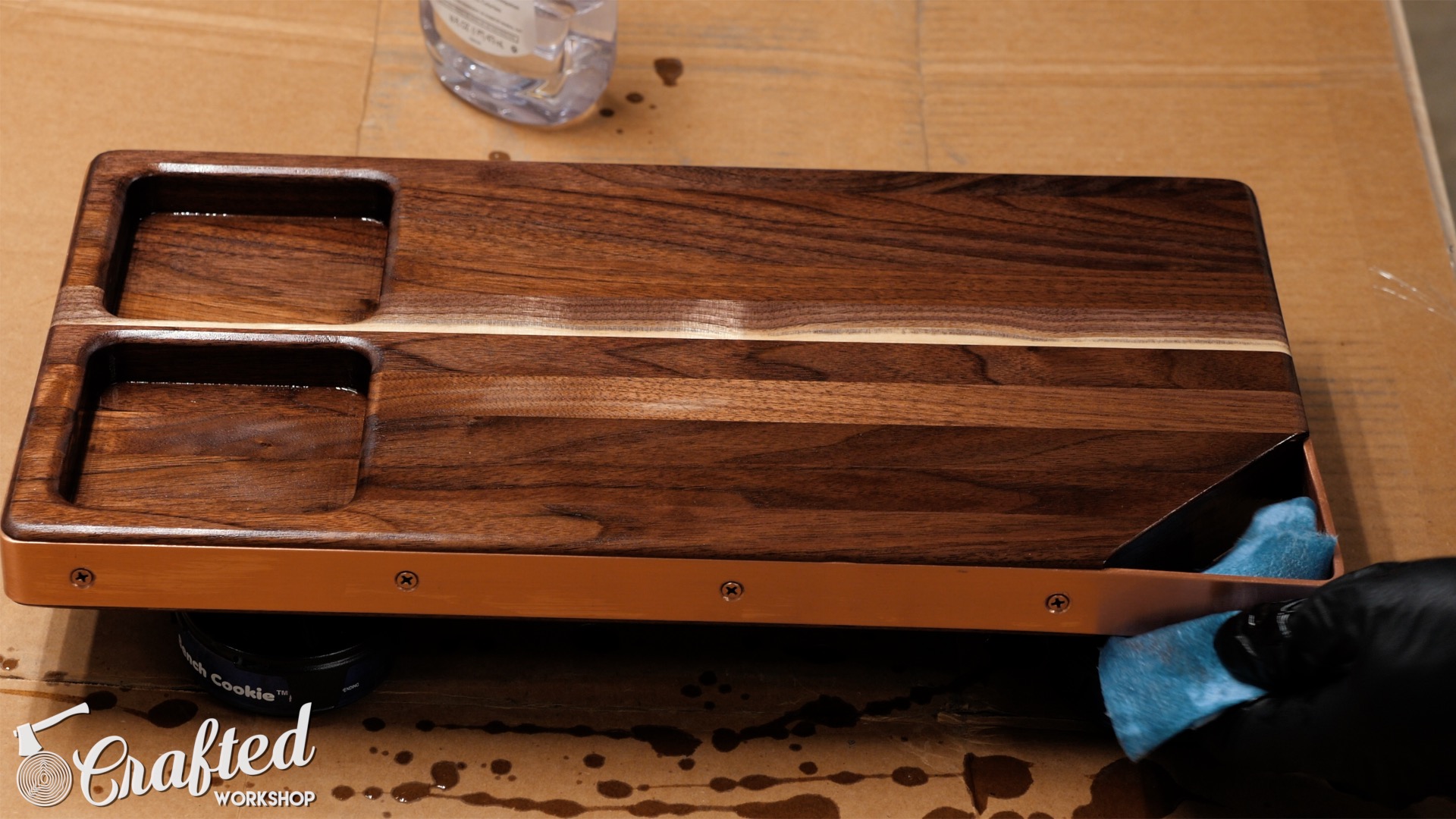 Walnut and Copper Cutting Board : Serving Board | How To Build - Woodworking 18.jpg