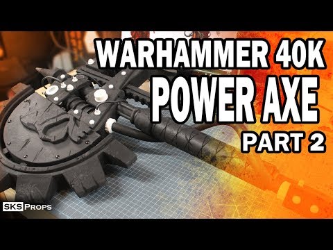 Warhammer 40K Tech Priest Power Axe Part 2