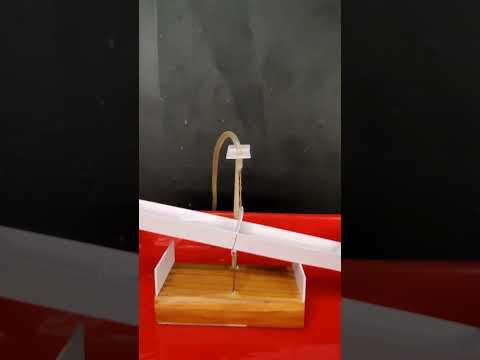 Water powered Seesaw #experiment #physics #science #diy #shortsfeed