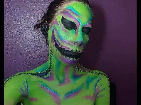 Watercolor Oogie Boogie Body Paint