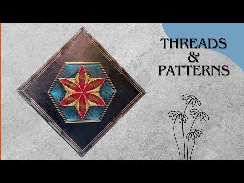 Weaving Pattern With Threads | Threads &amp; Patterns | RusticKraft