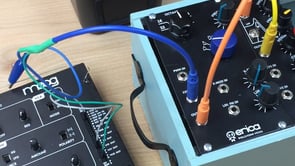 Werkstatt-01 to Eurorack Module with Custom Cable