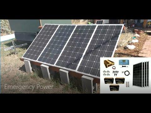 When The Grid Goes Down: 400 Watt Solar Emergency Back Up Systems Explained