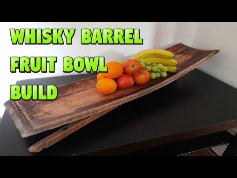 Whiskey Stave Fruit Bowl Build