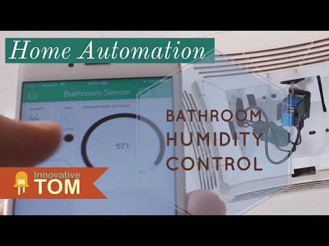 WiFi Bathroom Humidity Sensor w/Fan Control, App &amp;amp; Automation