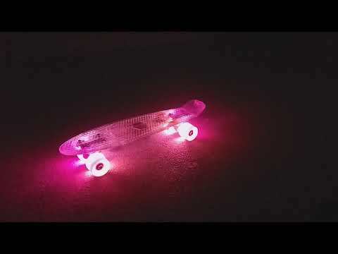 WiFi controlled RGB illuminated skateboard