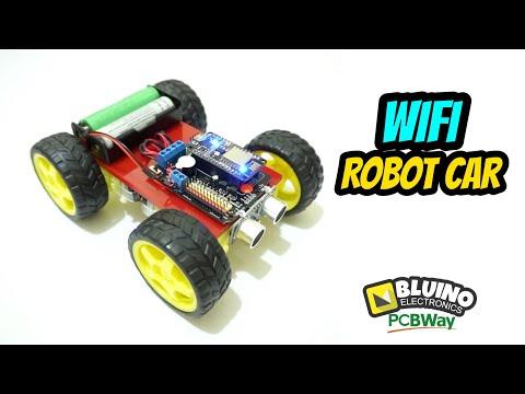 Wifi Robot Car ESP8266 Nodemcu Wemos - PCBWAY