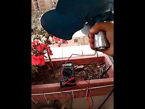 Wind Turbine Voltmeter Test