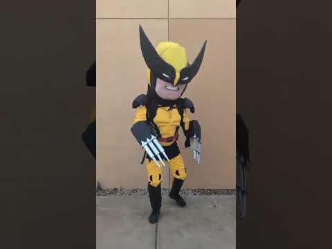 Wolverine costume ~8 feet tall