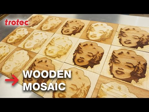 Wooden Mosaic | Andy Warhol's Marilyn Monroe