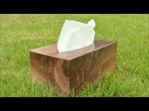 Wooden Tissue Box