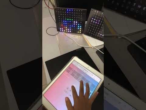 Word clock #esp8266 #arduino #ws2812 #arduinoproject