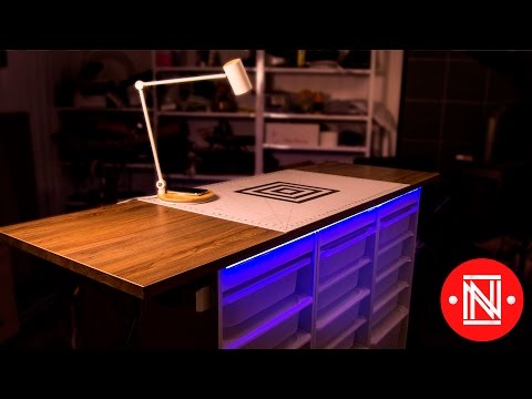 Workbench Made of Basic IKEA Items || IKEA Hack