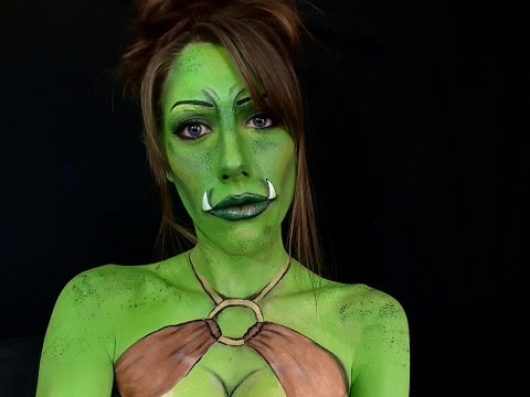 World Of Warcraft Orc Body Paint!