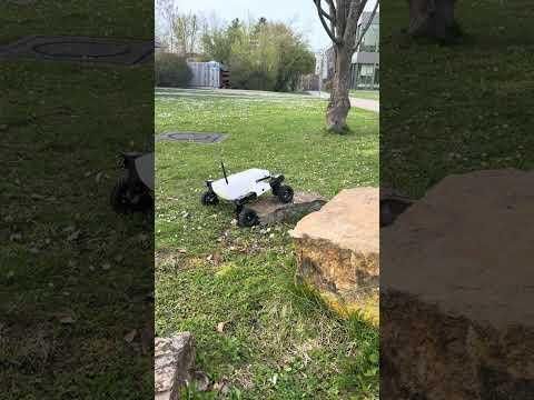 XR-4: Rover Navigates an Obstacle